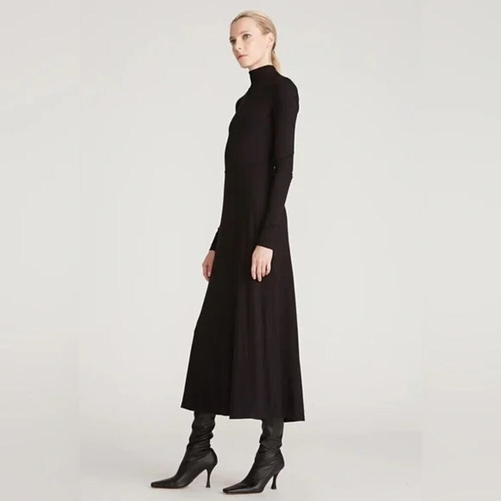 Halston Aaliyah Jersey Turtleneck Dress - XL NWT